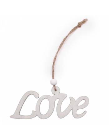 COLGANTE LETRAS LOVE. (10 CM.)