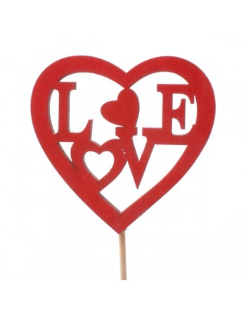 PIN MADERA CORAZON CON...