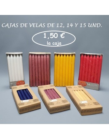 CAJAS DE VELAS.