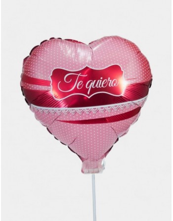 GLOBO TE QUIERO ROSA