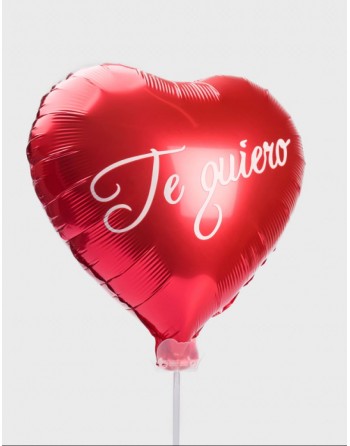 GLOBO TE QUIERO ROJO