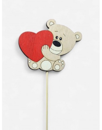 PIN OSITO CON CORAZON