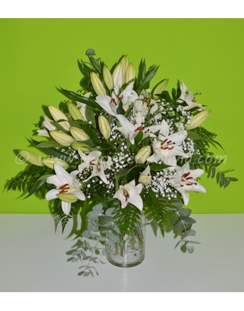 RAMO DE LILIUM ORIENTAL