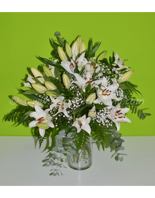 RAMO DE LILIUM ORIENTAL