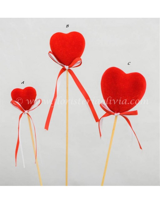 PIN CORAZÓN TERCIOPELO