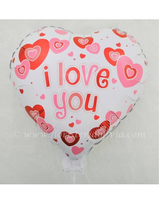 GLOBO I LOVE YOU BLANCO