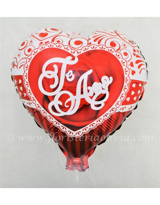 GLOBO TE AMO (h: 70 cm, diam: 35 cm)