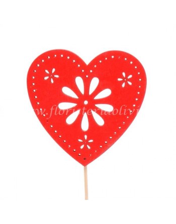 PIN CORAZÓN MADERA CALADO (8 cm diámetro)