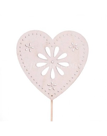 PIN CORAZÓN MADERA CALADO (8 cm diámetro)